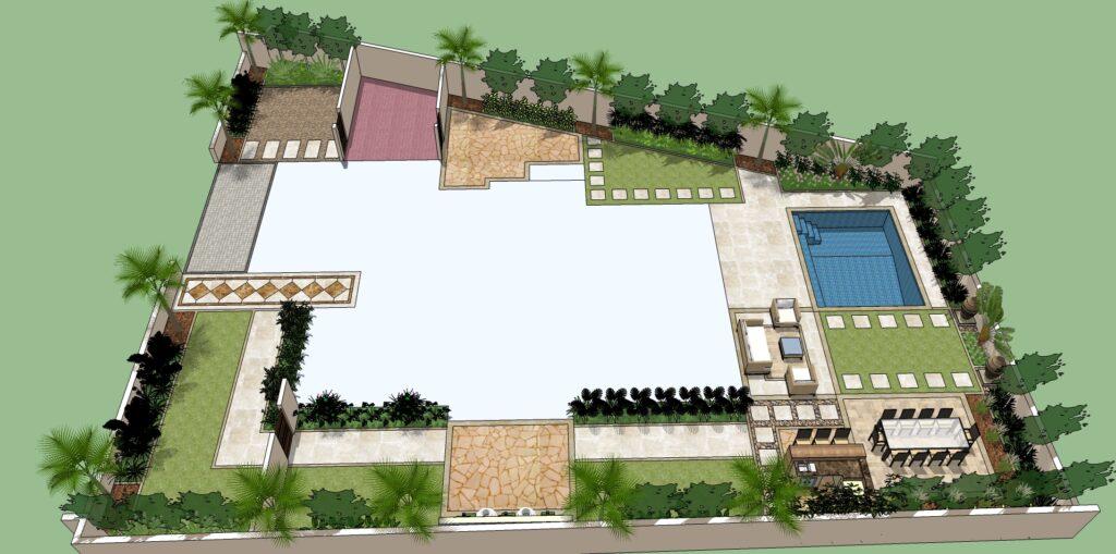 Design & Build Landscaping, Swimming Pool – Arabian Ranches 2 , Dubai