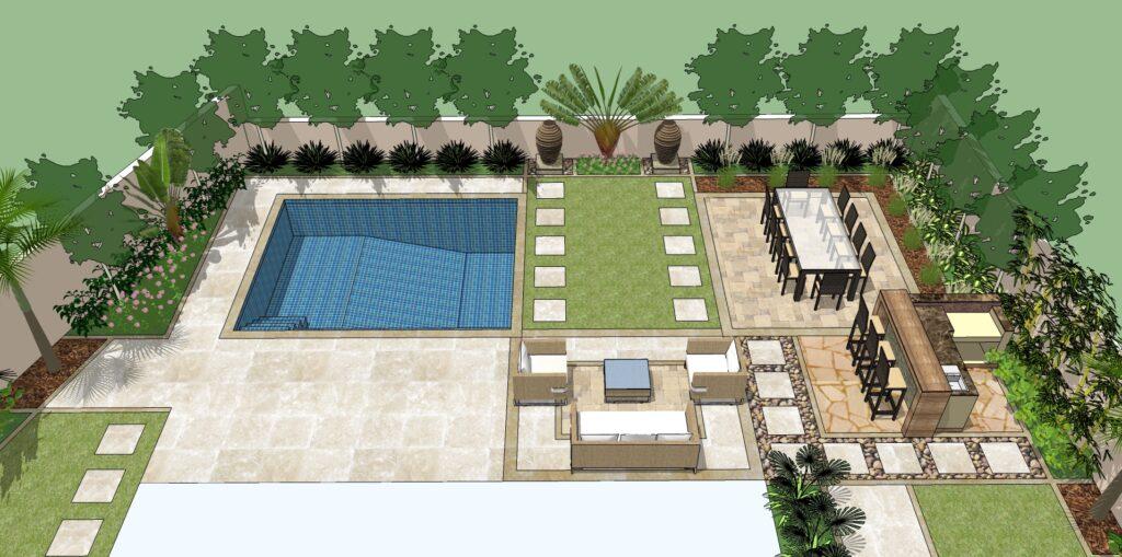 Design & Build Landscaping, Swimming Pool – Arabian Ranches 2 , Dubai