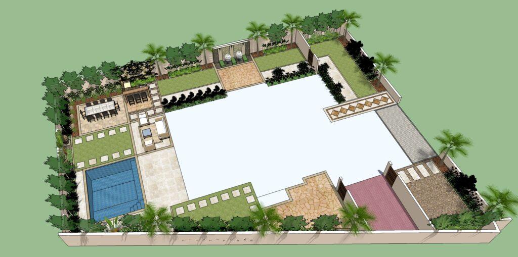 Design & Build Landscaping, Swimming Pool – Arabian Ranches 2 , Dubai