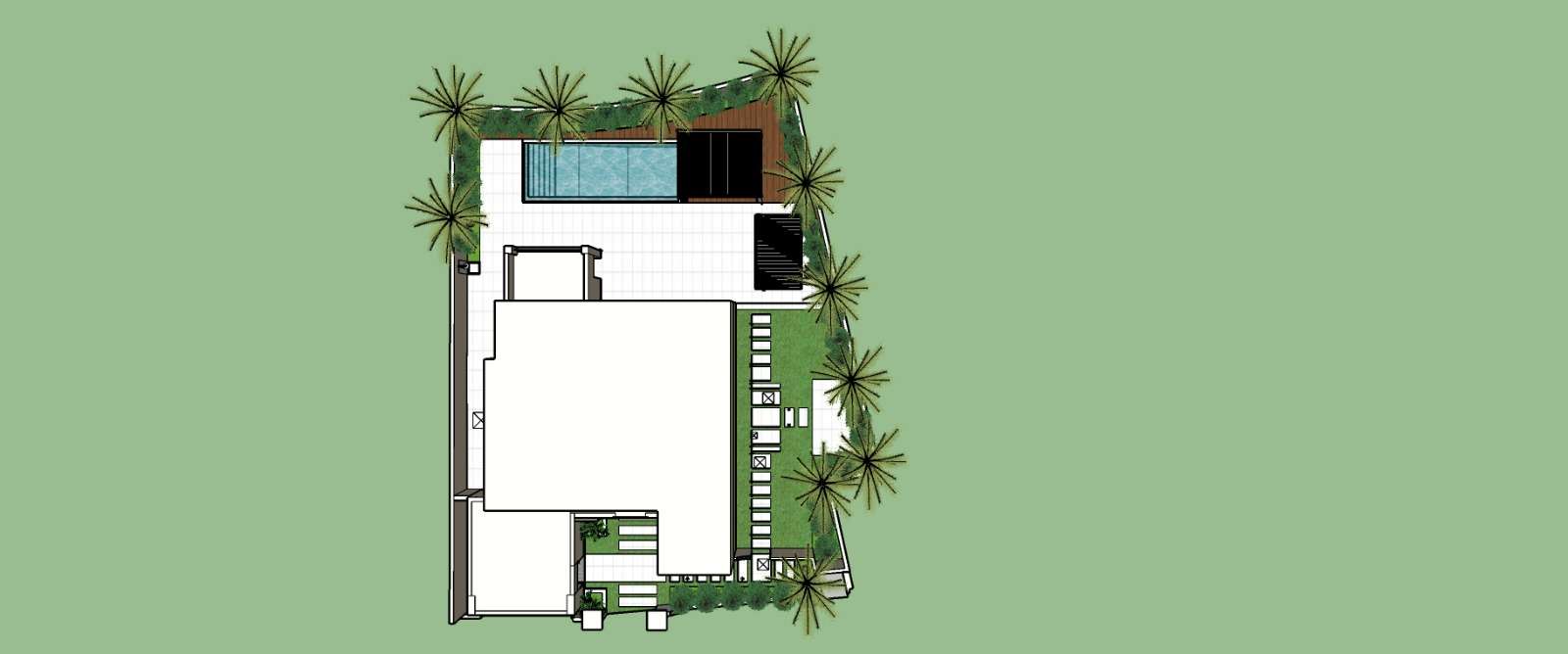 Private Villa Landscape & Pool Construction