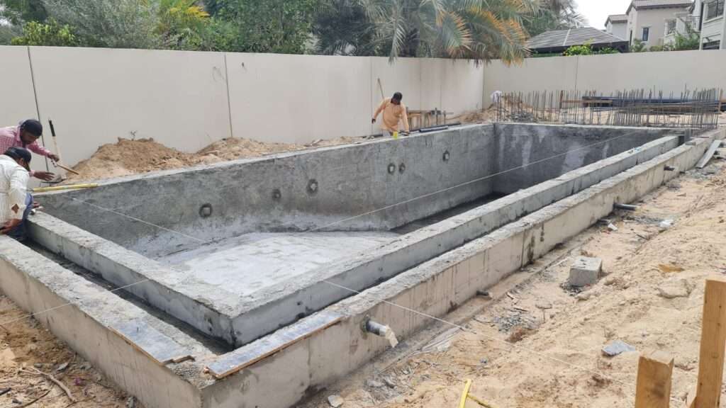 Backyard Swimming Pool Construction