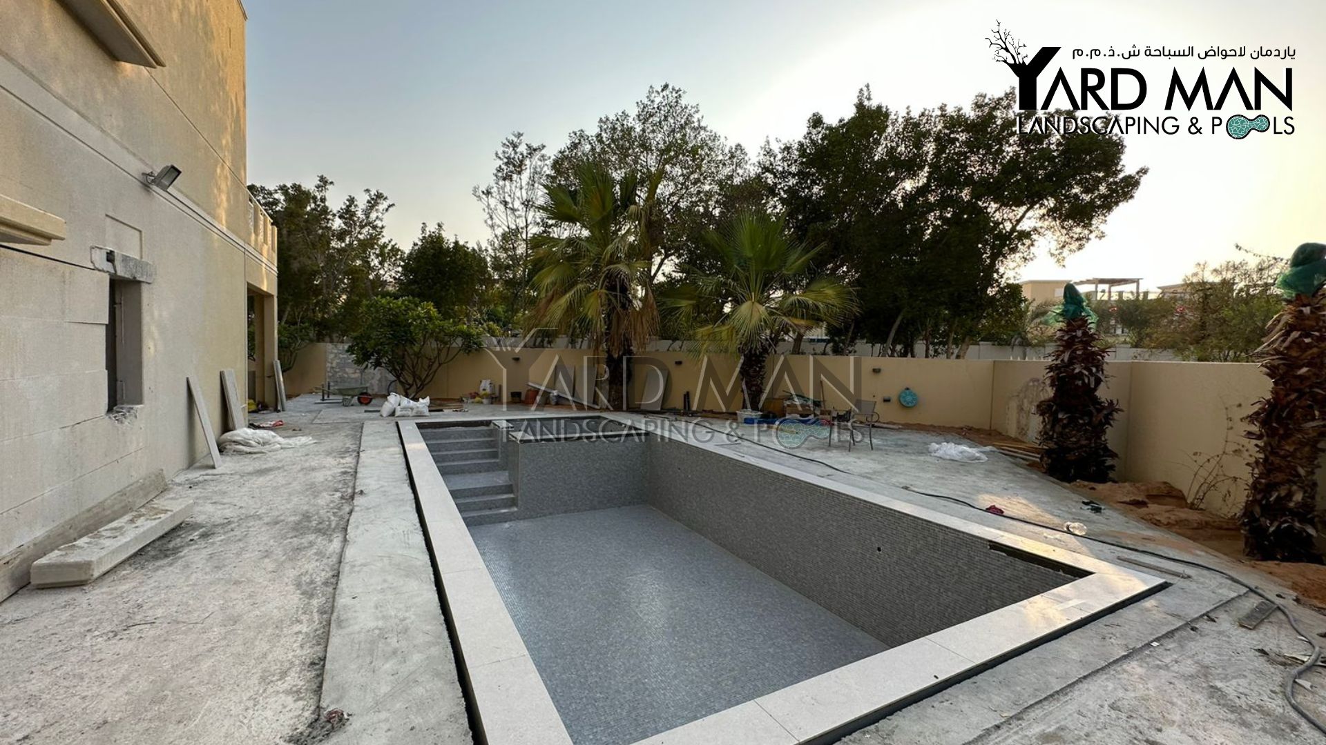 Landscaping Pool Design and Construction in Meadows Dubai