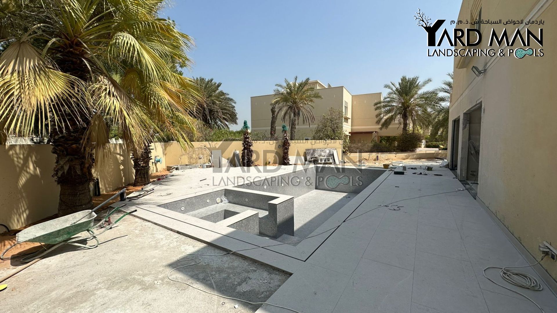 Landscaping Pool Design and Construction in Meadows Dubai