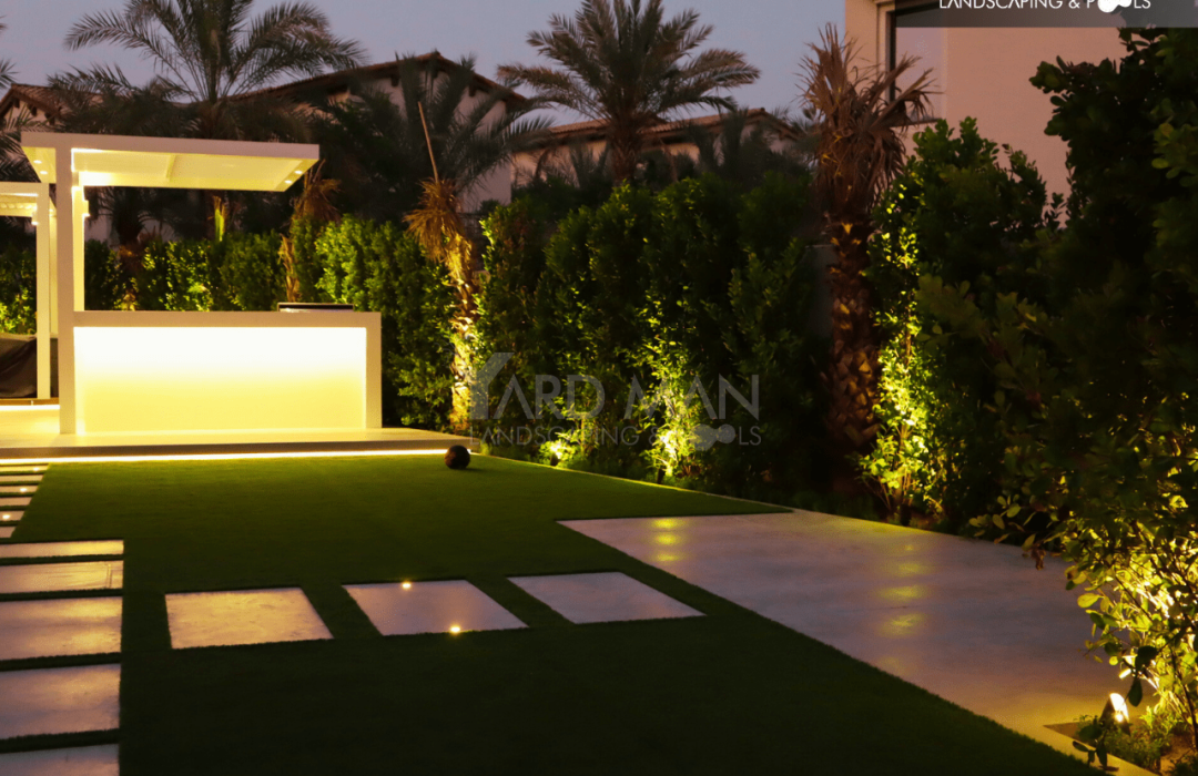 Private Villa Landscape and Pool Design and Build, Arabian ranches, Dubai