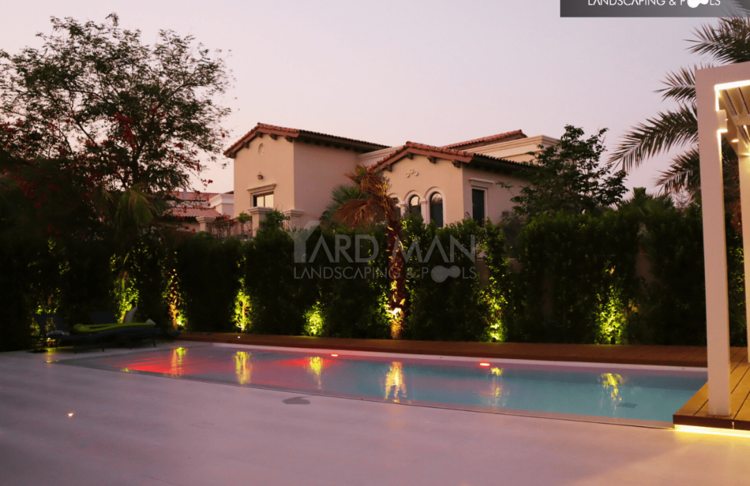 Private Villa Landscape and Pool Design and Build, Arabian ranches, Dubai