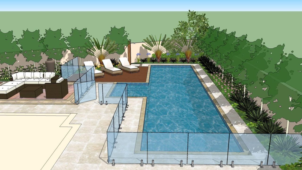 Design & Build Landscaping ,Swimming Pool – Jumeriah Golf Estates, Dubai