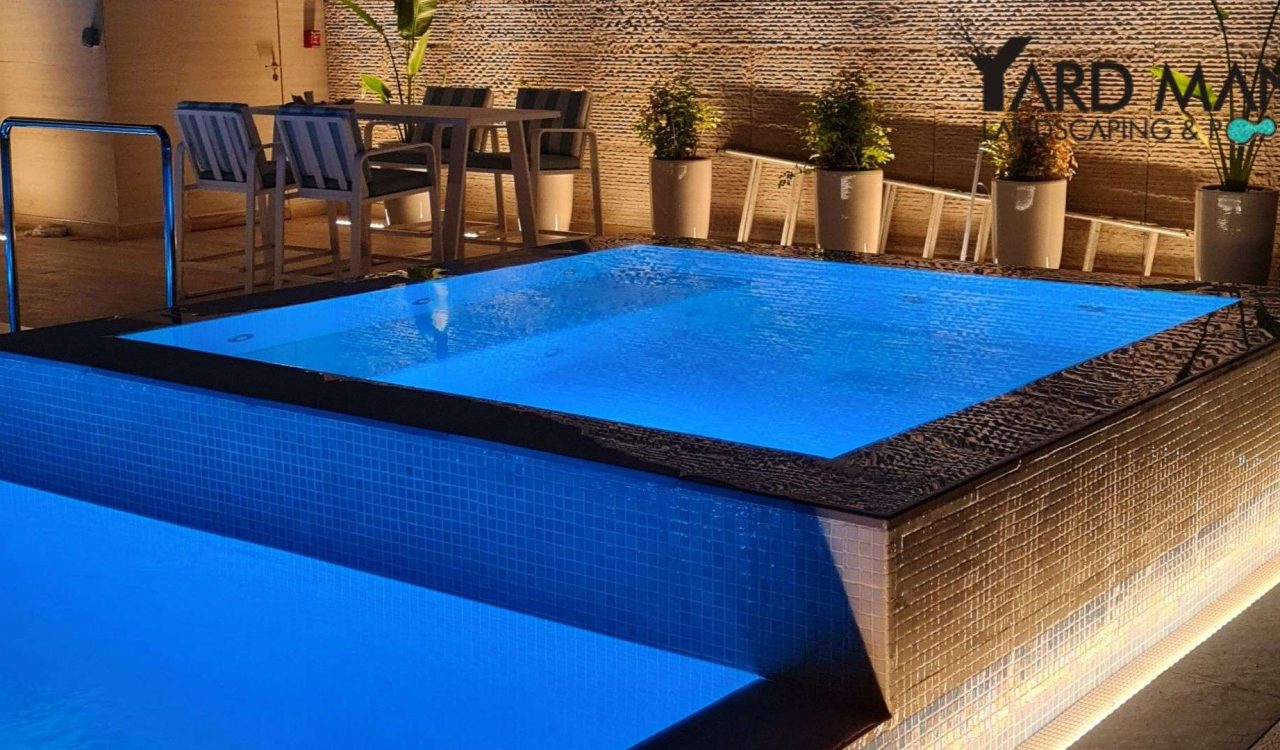 New Swimming Pool Retiling Commissioning Blue Water Island Elegant Pool Design and Build - Blue Water Island Dubai