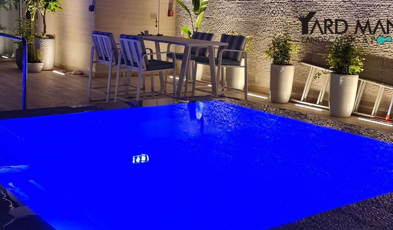 New Swimming Pool Retiling Commissioning Blue Water Island Elegant Pool Design and Build - Blue Water Island Dubai