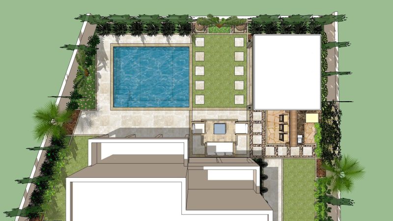 Design & Build Landscaping, Swimming Pool – Arabian Ranches 2 , Dubai