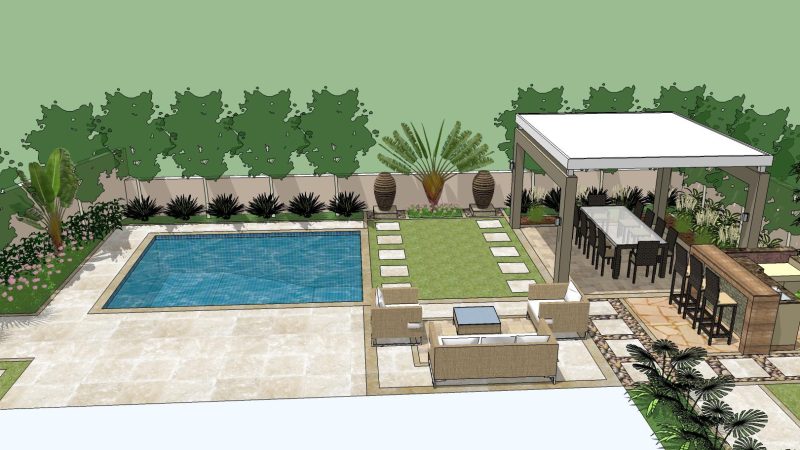 Design & Build Landscaping, Swimming Pool – Arabian Ranches 2 , Dubai