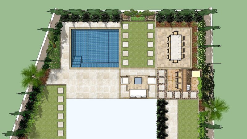 Design & Build Landscaping, Swimming Pool – Arabian Ranches 2 , Dubai